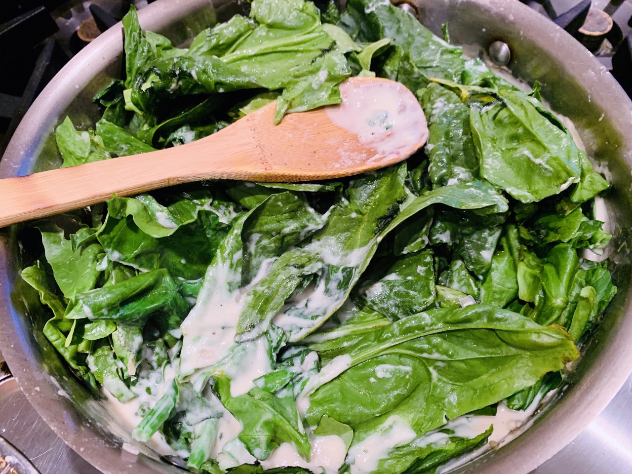 “Lightened Up” Creamed Spinach – Recipe! Image 2