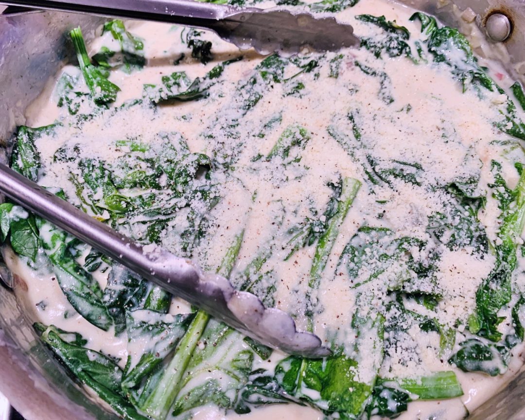 “Lightened Up” Creamed Spinach – Recipe! Image 1
