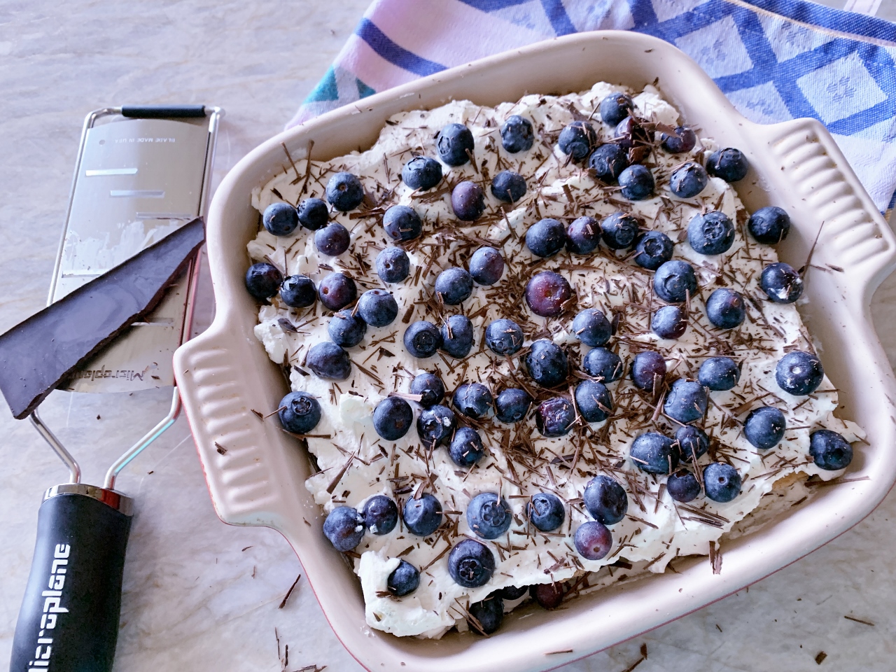 No-Bake Blueberry Icebox Cake with Shaved Dark Chocolate – Recipe! Image 4