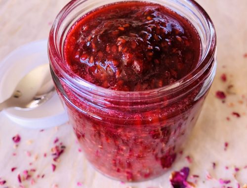 Strawberry-Rose Refrigerator Jam – Recipe!