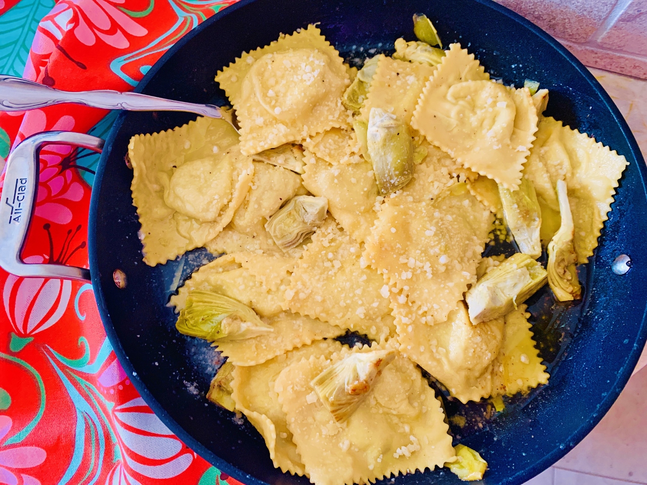 Lemony Artichoke Ravioli Recipe! Live. Love. Laugh. Food.