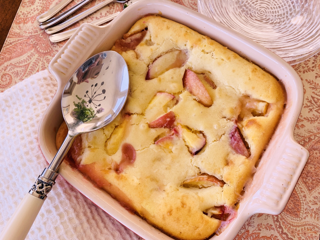 Peach Spoon Cake – Recipe! Image 2
