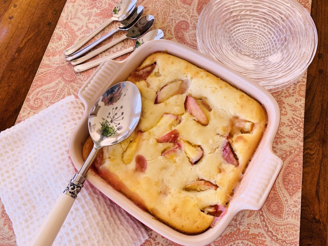 Peach Spoon Cake – Recipe! Image 1