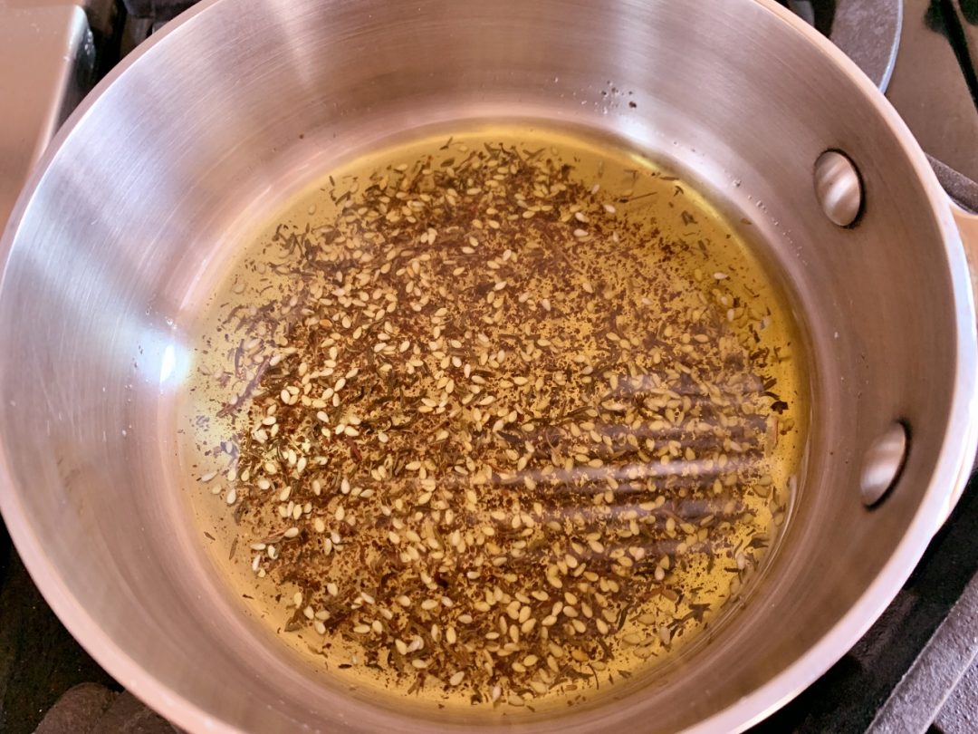 Grilled Crown of Broccoli with Za’atar Oil Recipe! Live. Love