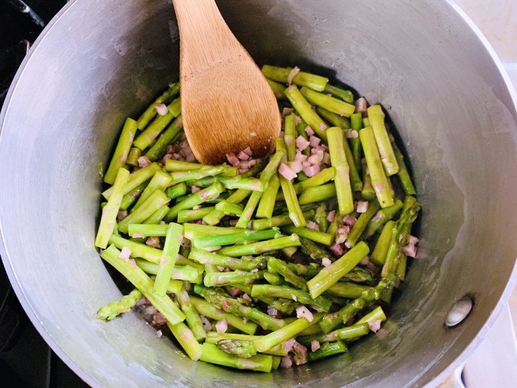 Pancetta & Asparagus Carbonara Recipe! Live. Love. Laugh. Food.