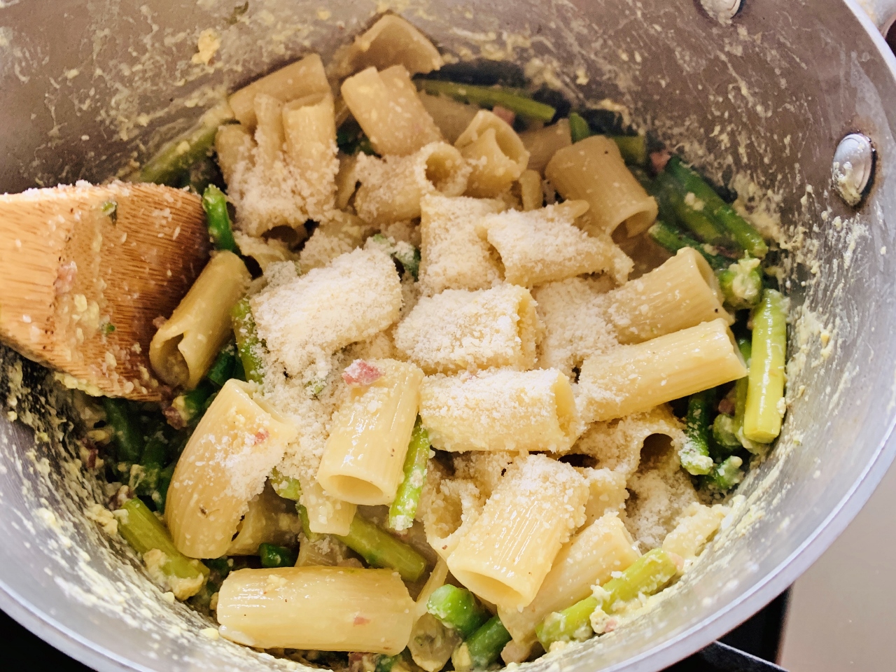 Pancetta & Asparagus Carbonara – Recipe! Image 2