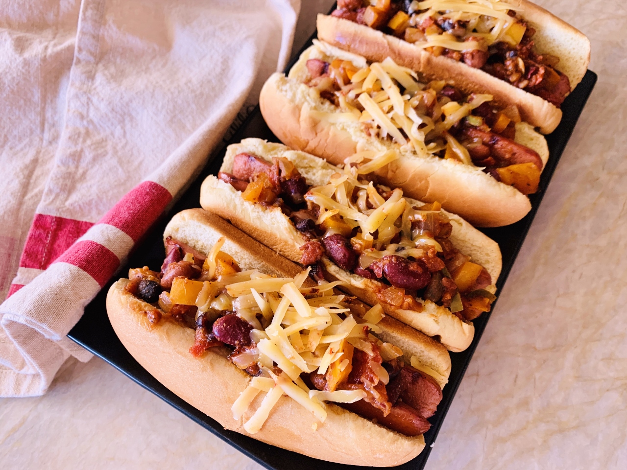 Three-Bean Vegetarian Chili Dogs – Recipe! Image 6