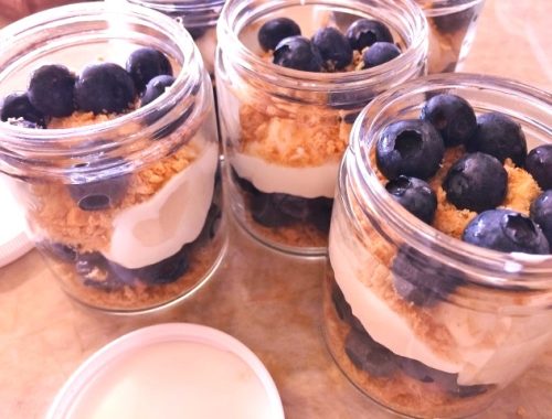 No-Bake Blueberry Cheesecake Jars – Recipe!