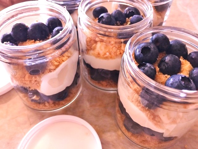 No-Bake Blueberry Cheesecake Jars – Recipe! Image 1