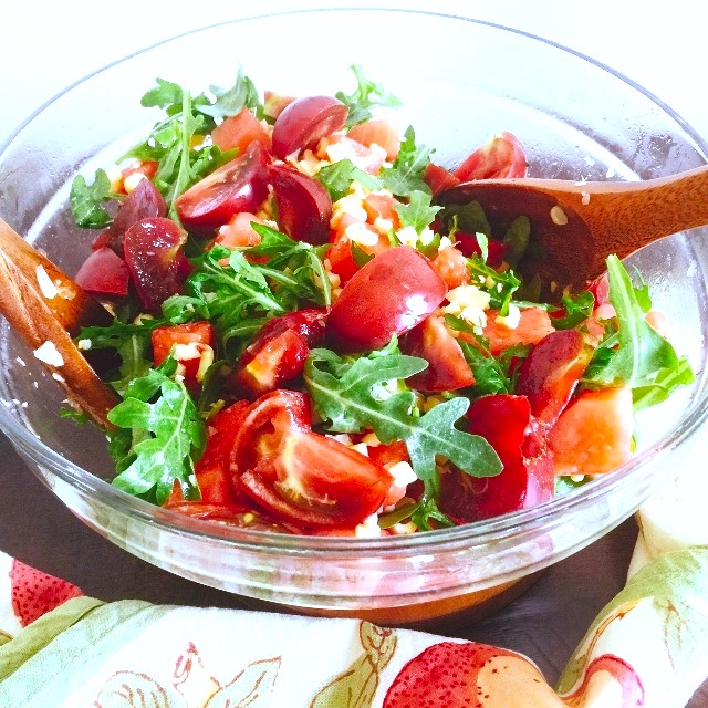 Heirloom Tomato, Watermelon, Grilled Corn Salad – Recipe! Image 1