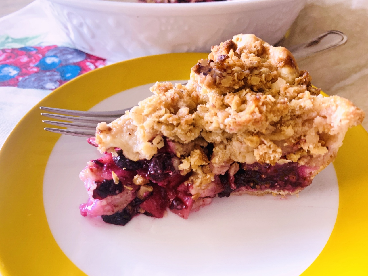 Apple Blueberry Crumb Pie – Recipe! Image 2