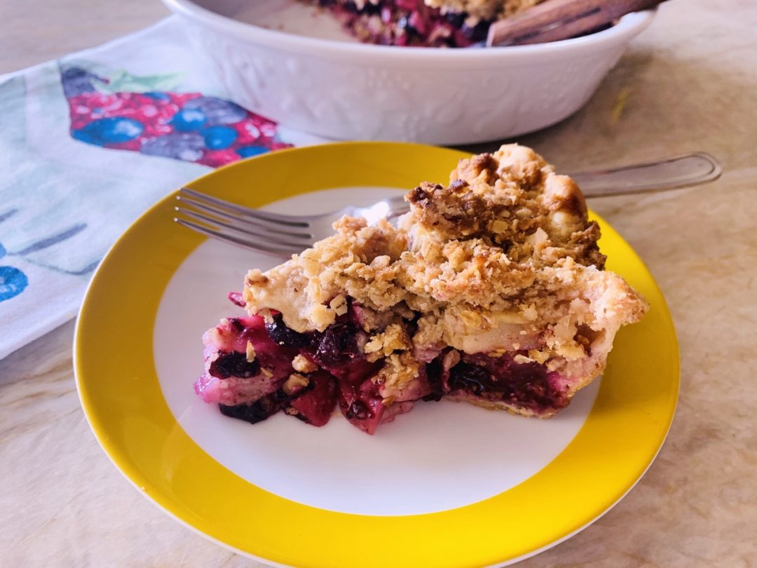 Apple Blueberry Crumb Pie – Recipe! Image 1