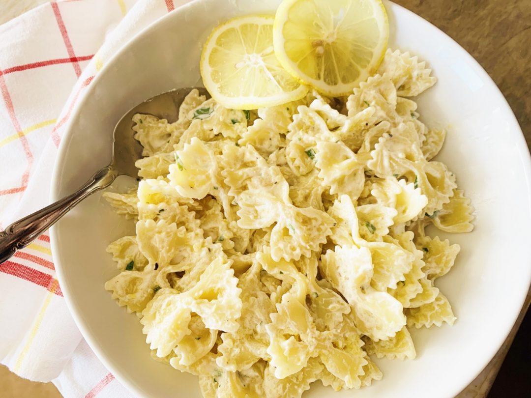 Lemony Ricotta Bow-Tie Pasta – Recipe! Image 1