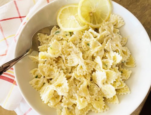 Lemony Ricotta Bow-Tie Pasta – Recipe!