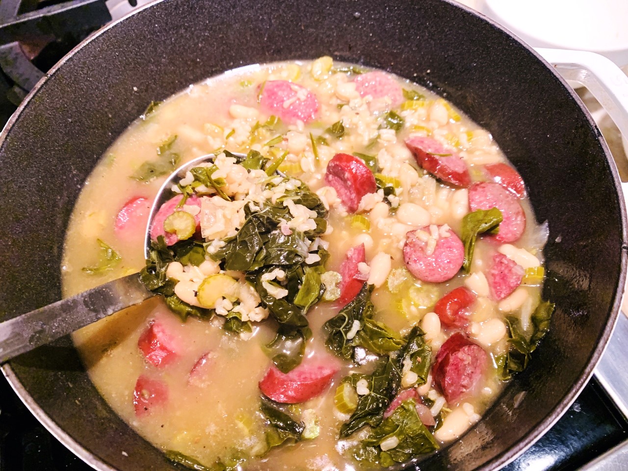 Kale, Kielbasa and Cannellini Bean Soup – Recipe! Image 2