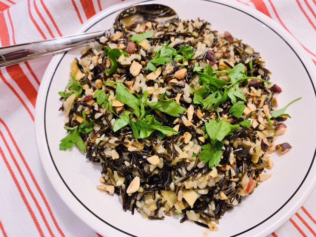 Instant Pot Wild Rice with Dried Apples & Hazelnuts – Recipe! Image 1