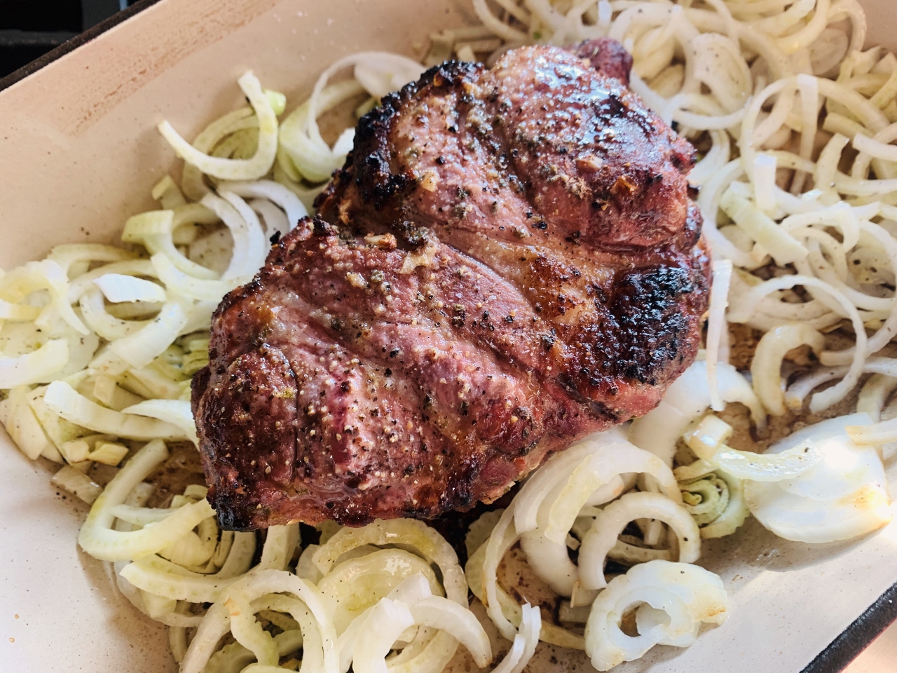Slow-Roasted Marinated Pork Shoulder with Onions & Fennel – Recipe! Image 2