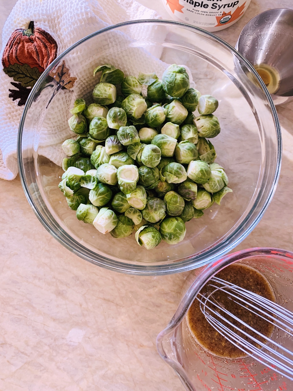 Maple-Mustard Glazed Brussels Sprouts with Bacon – Recipe! Image 3