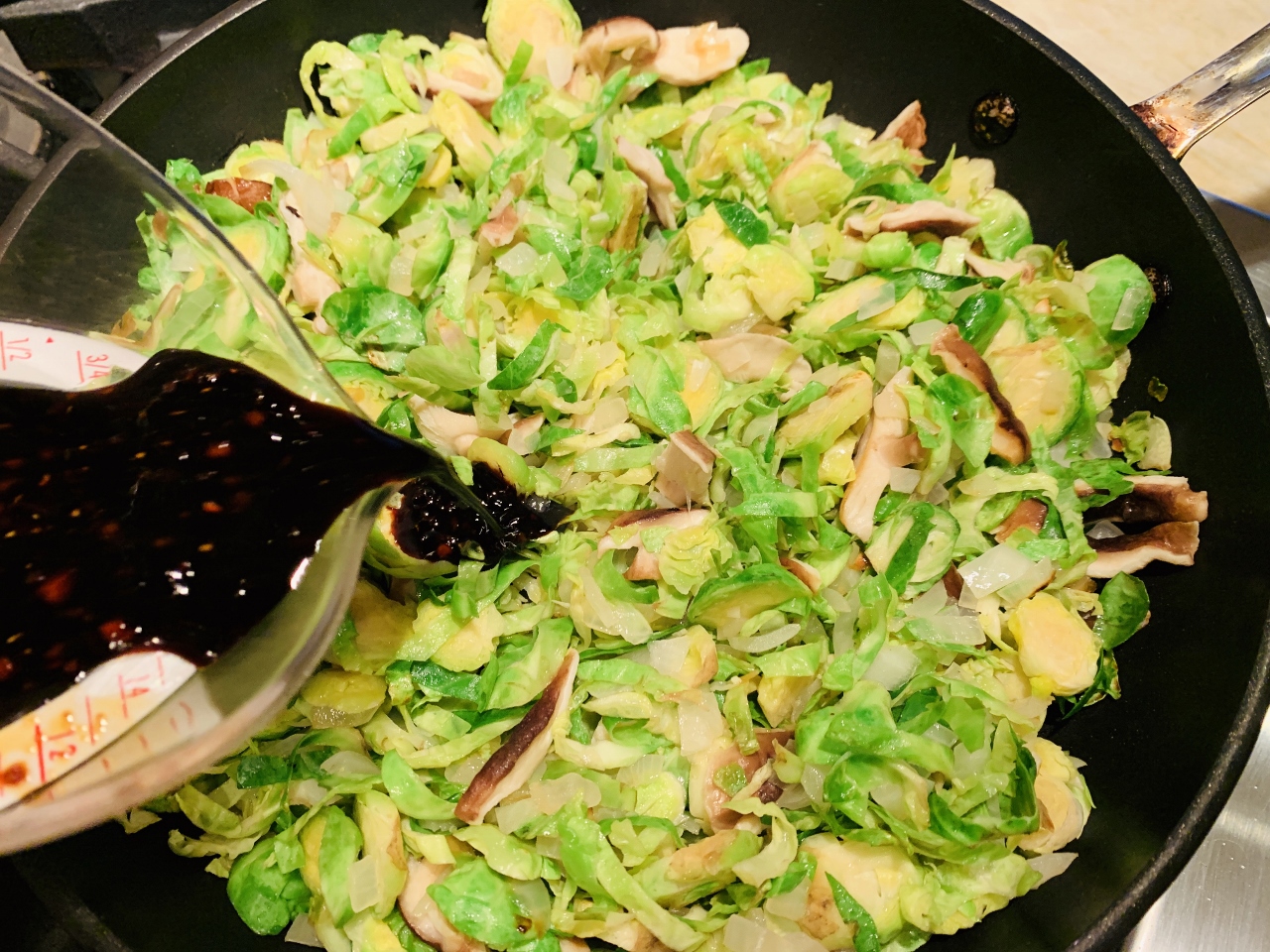 Shaved Brussels Sprouts & Shiitakes with Asian Flavors – Recipe! Image 4