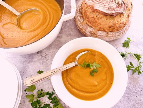 Roasted Butternut Squash & Parsnip Soup – Recipe!