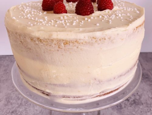 Baked Raspberry Meringue Cream Cake – Recipe! Image 6