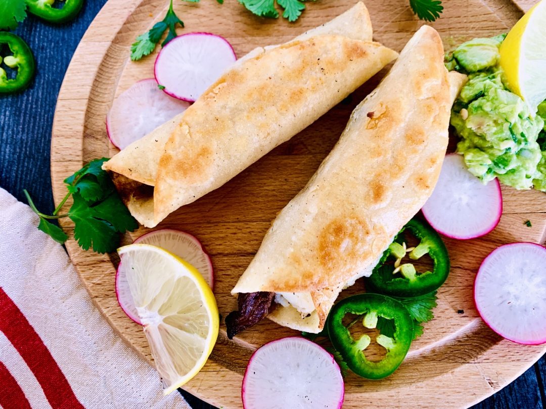 Shredded Beef & Mashed Potato Taquitos with Chunky Guacamole – Recipe! Image 1