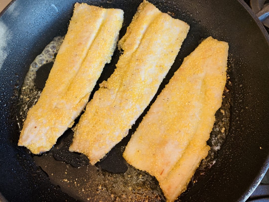 Cornmeal Crusted Trout with Dill Butter Recipe! Live. Love. Laugh