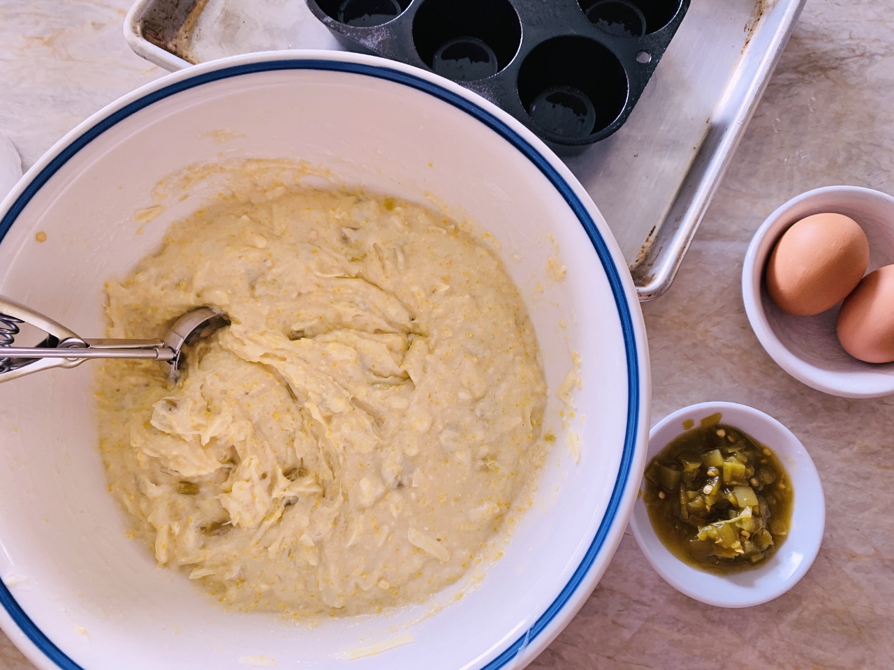 Green Chili Cheese Corn Muffins – Recipe! Image 3