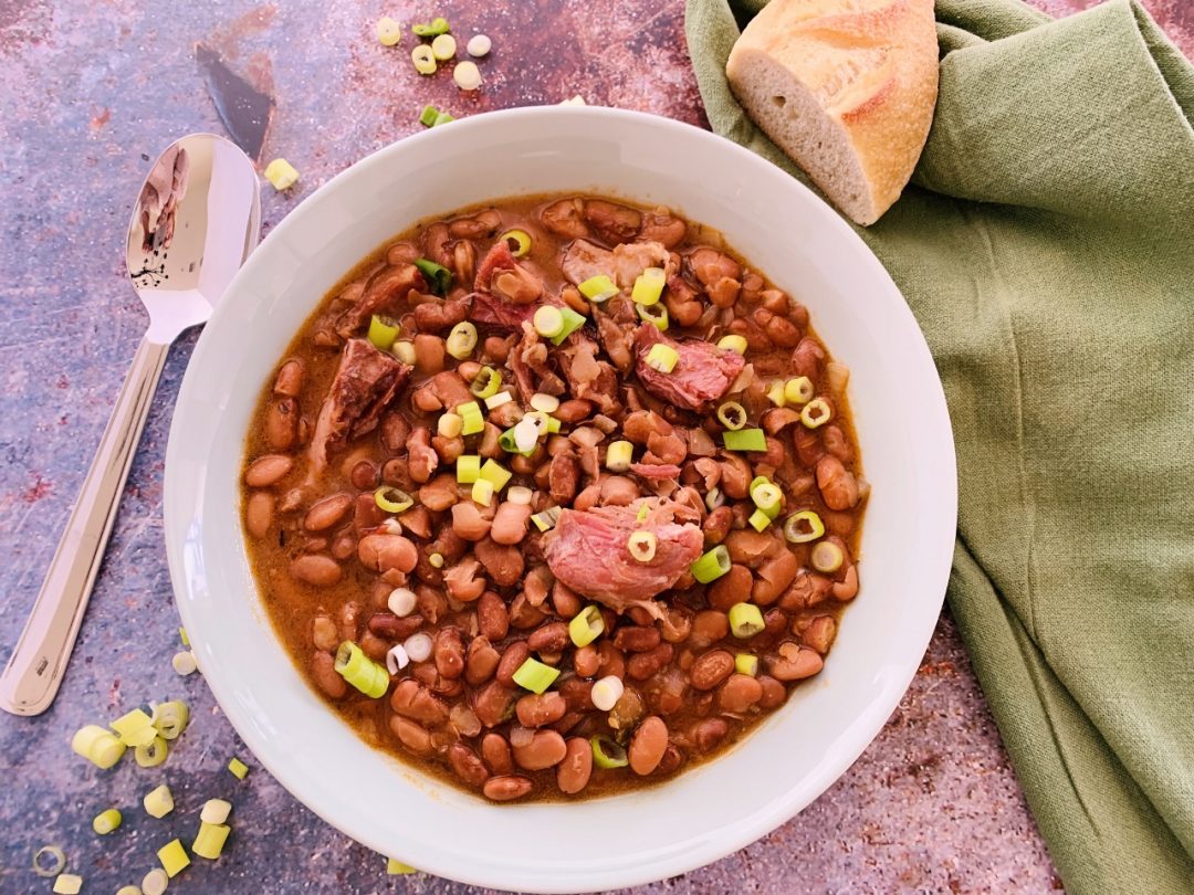 Instant Pot Smoky Pintos with Ham Recipe! Live. Love. Laugh. Food.