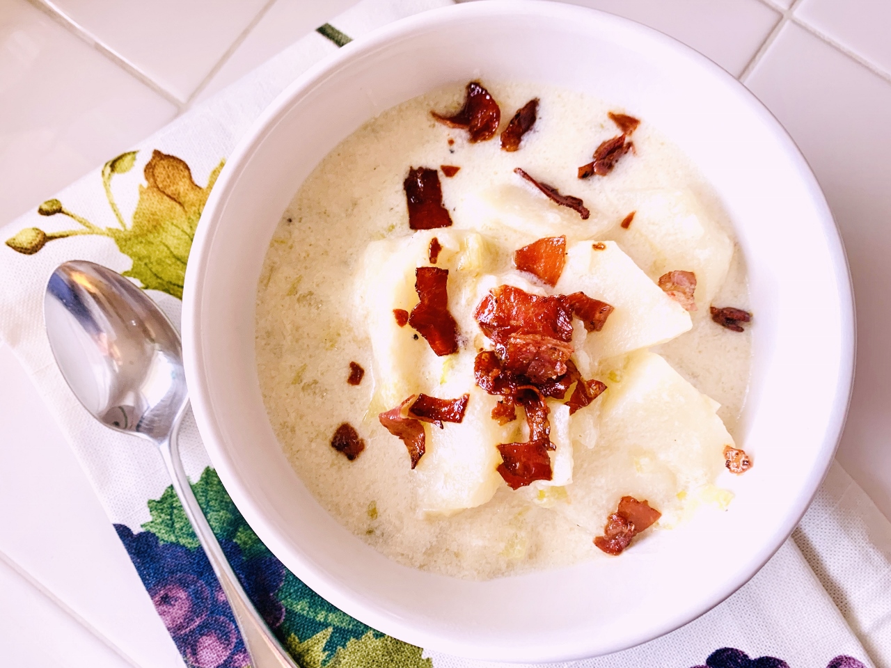 Chunky Potato Leek Soup with Prosciutto Crumbles – Recipe! Image 2