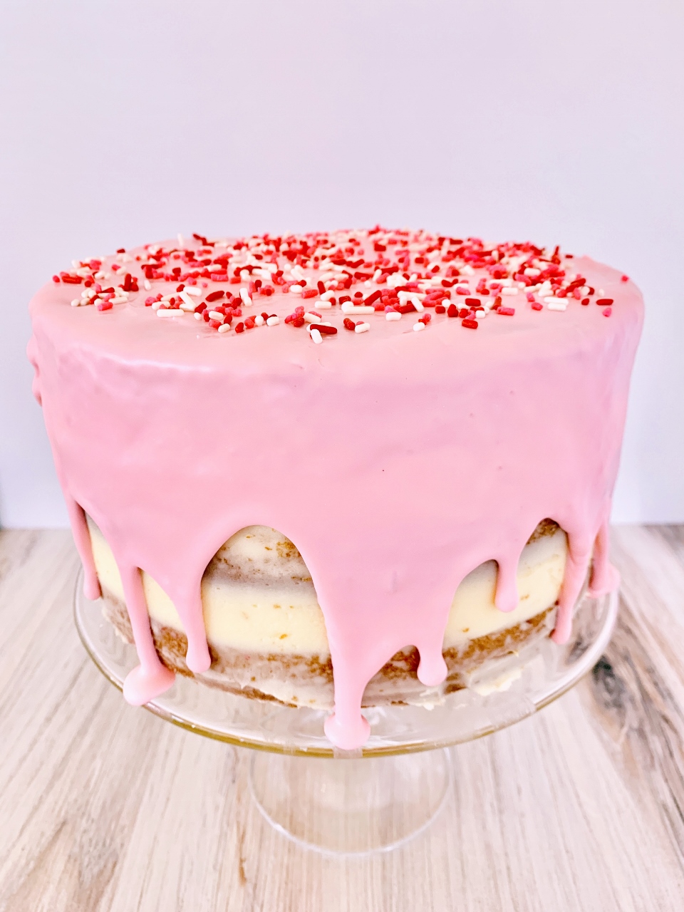 Funfetti Layer Cake with a White Chocolate Drip – Recipe! Image 2