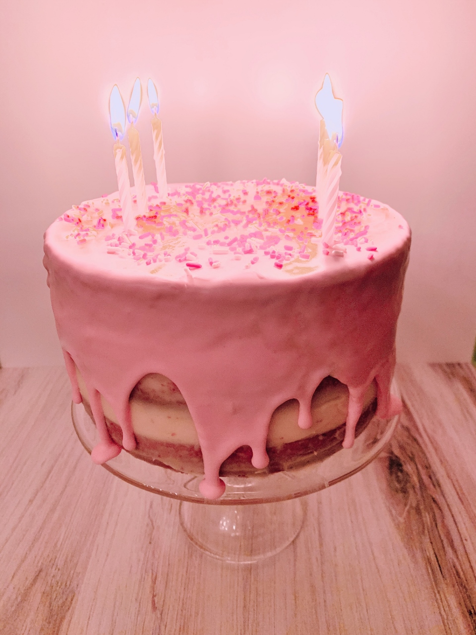 Funfetti Layer Cake with a White Chocolate Drip – Recipe! Image 4