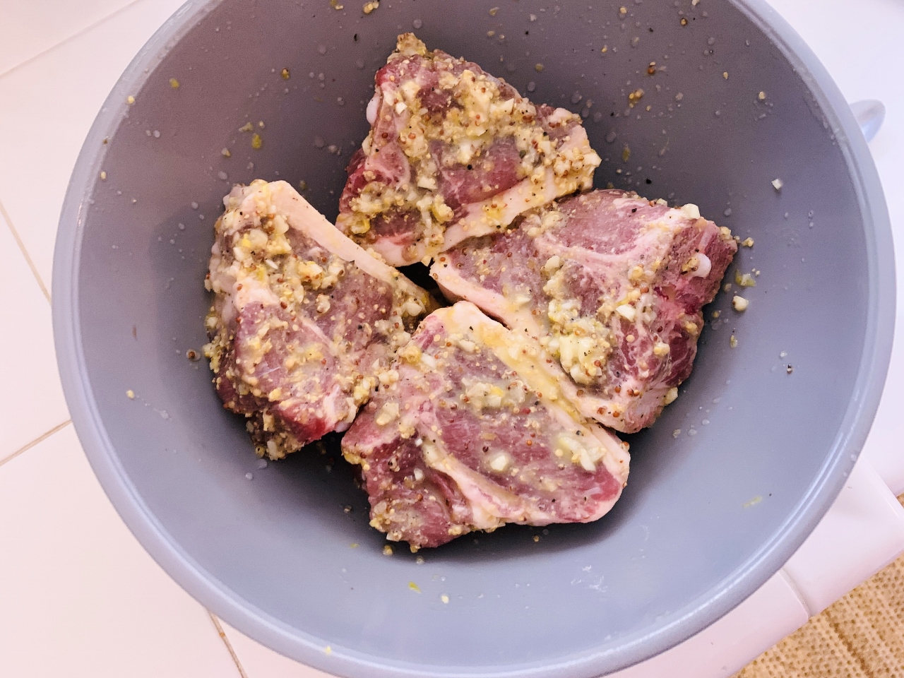 Skillet Lamb Chops with Sugar Snap Peas, Pea Shoots, Lemon & Feta – Recipe! Image 3