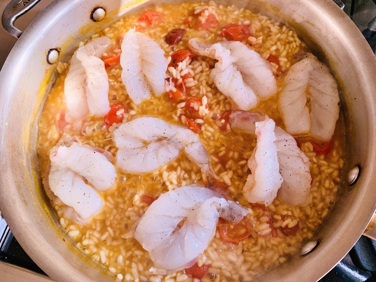 Cherry Tomato & Basil Risotto with Shrimp – Recipe! Image 4