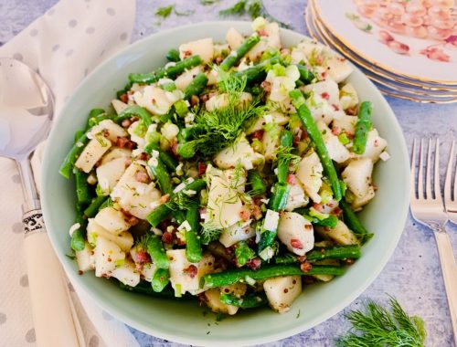 Green Bean Potato Salad with Pancetta Vinaigrette – Recipe!