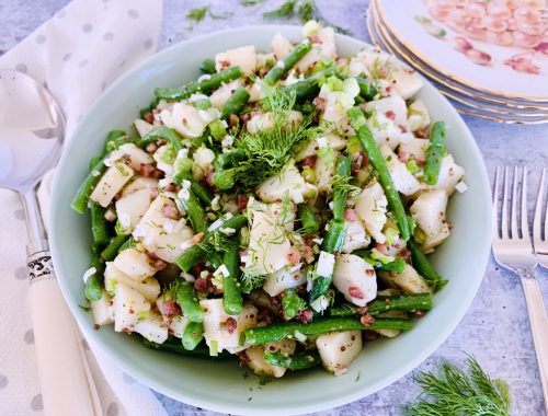 Green Bean Potato Salad with Pancetta Vinaigrette – Recipe!