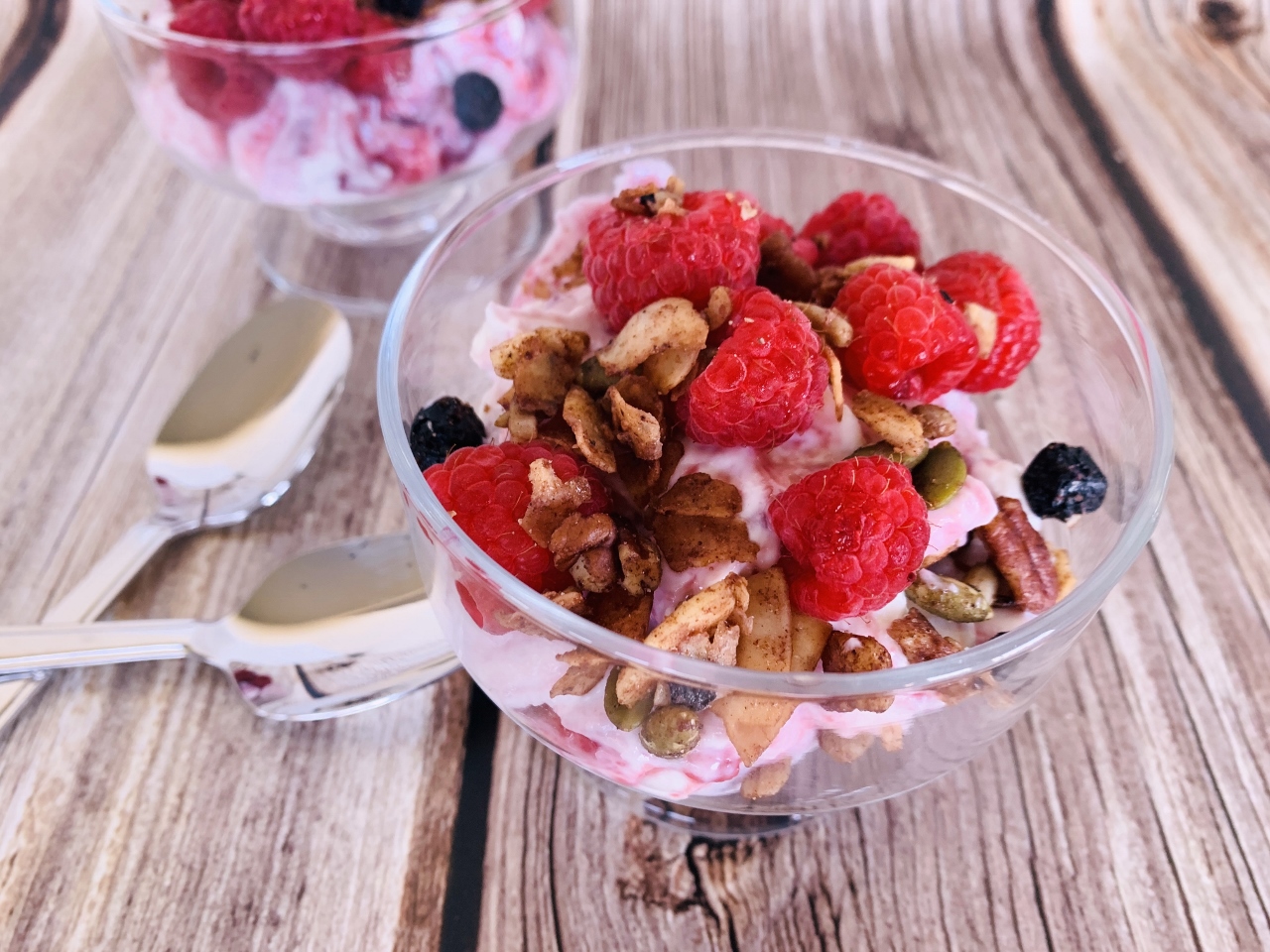 Raspberry Swirled Yogurt Parfaits – Recipe! Image 2