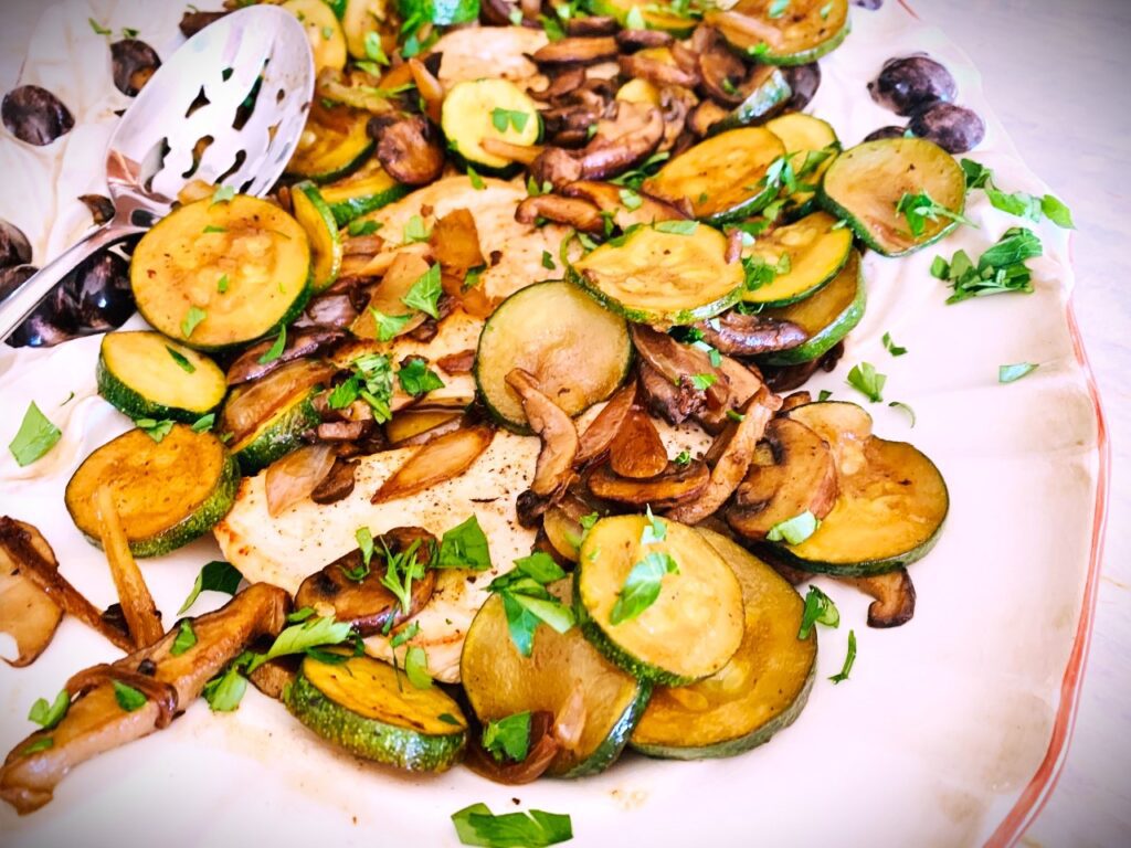 Chicken Paillard with Zucchini and Mushrooms – Recipe! Image 2