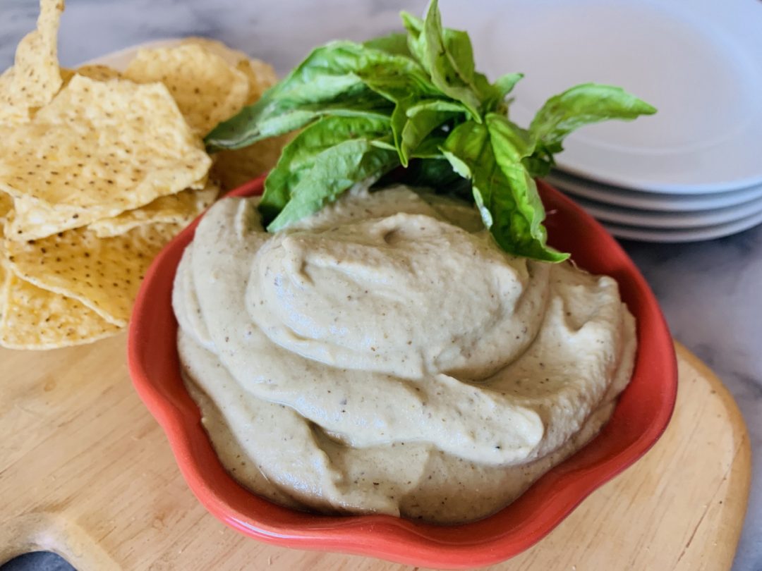 Whipped Eggplant Dip with Roasted Jalapeno Recipe! Live. Love