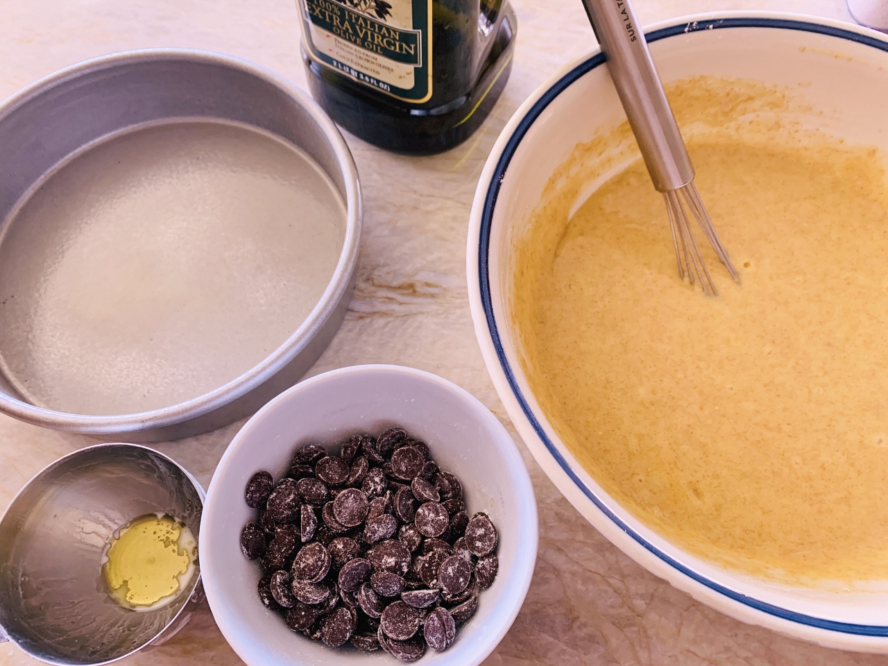 Whole-Grain Olive Oil Chocolate Chip Cake – Recipe! Image 3