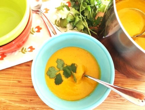 Carrot Coconut Curry Soup – Recipe!