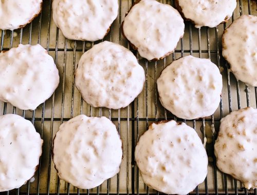 Iced Brown Butter Pumpkin Oatmeal Cookies – Recipe!