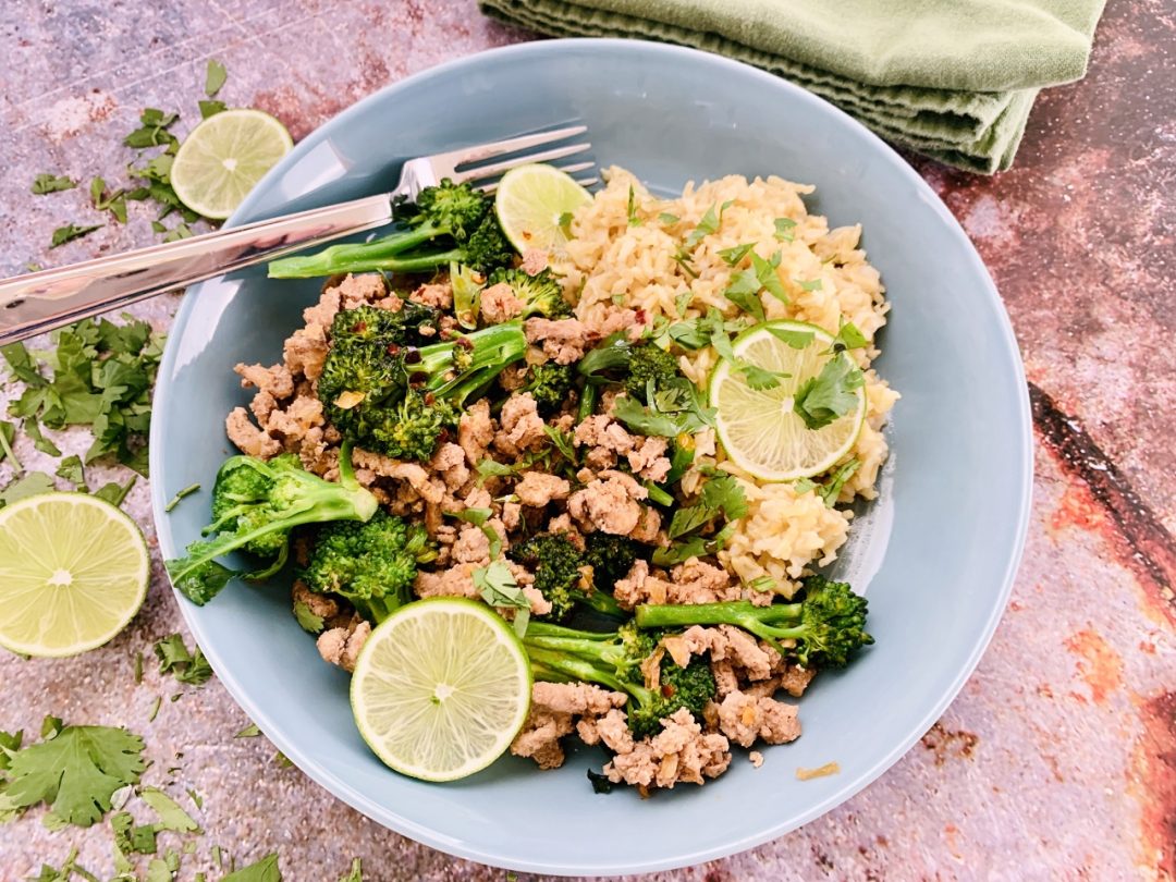 Thai Turkey & Broccoli Larb Bowls – Recipe! Image 1
