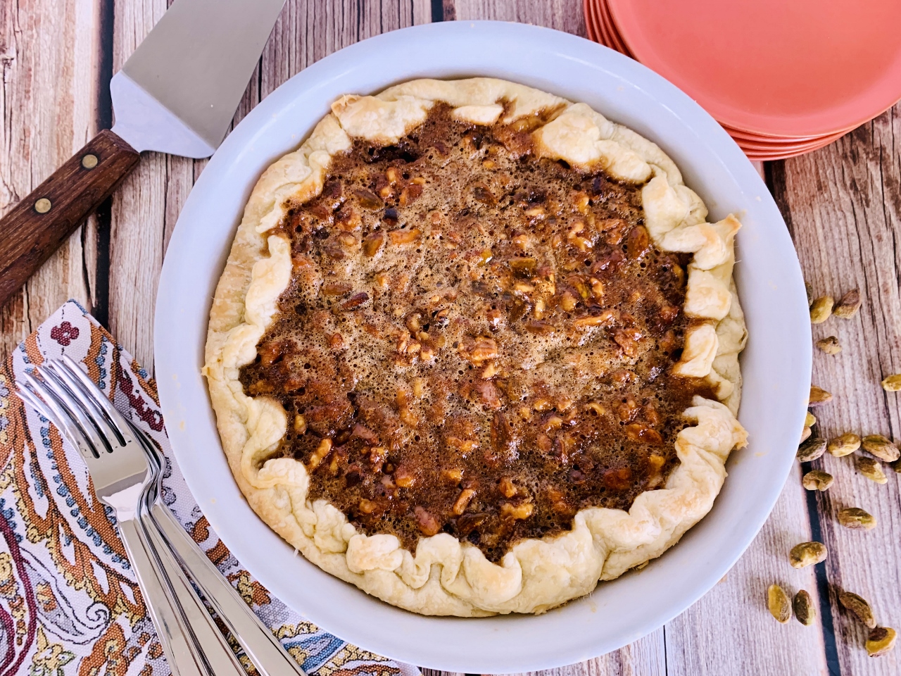 Walnut & Pistachio Baklava Pie – Recipe! Image 5