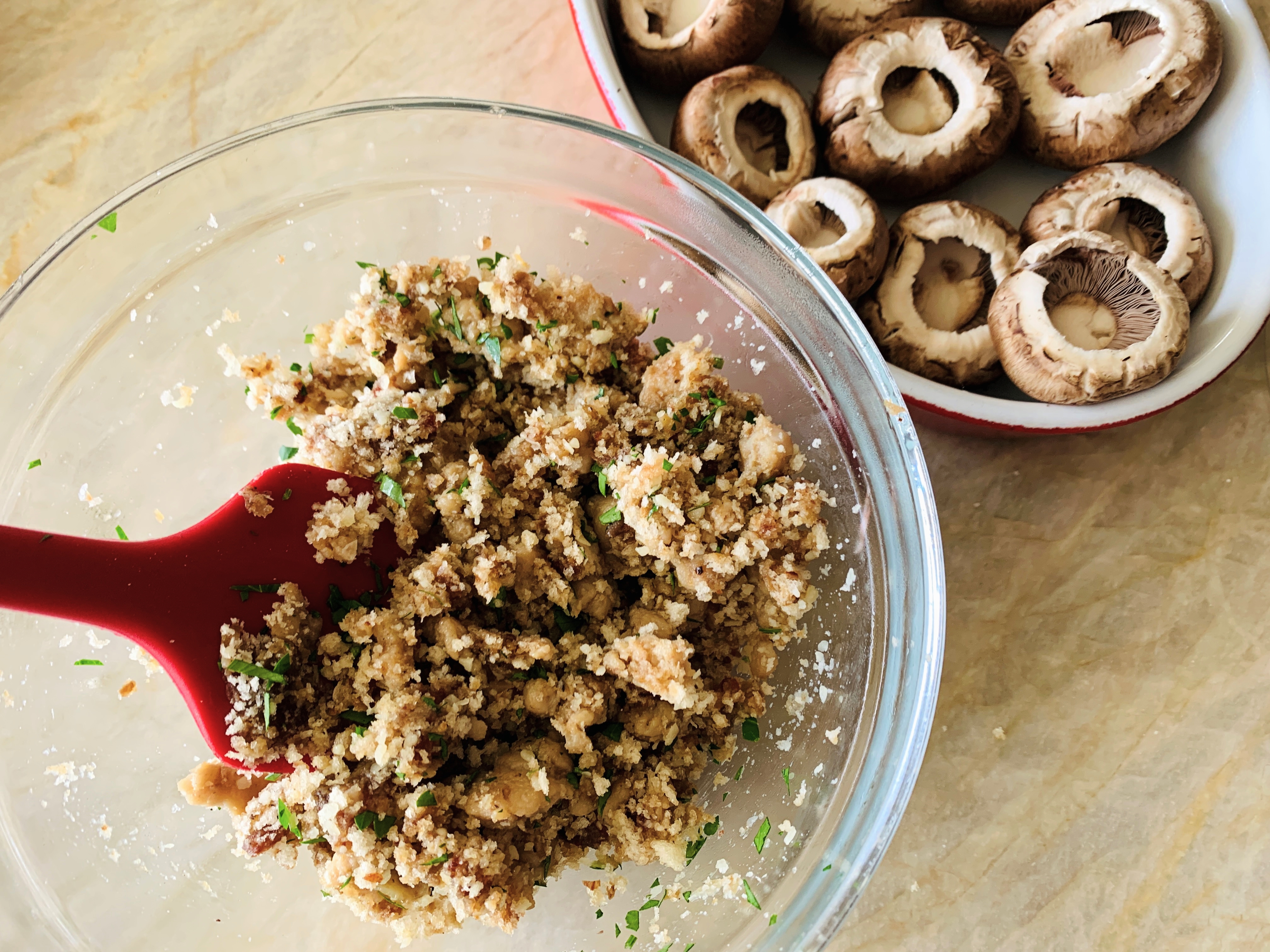 Chicken, Date and Parmesan Stuffed Mushrooms – Recipe! Image 3