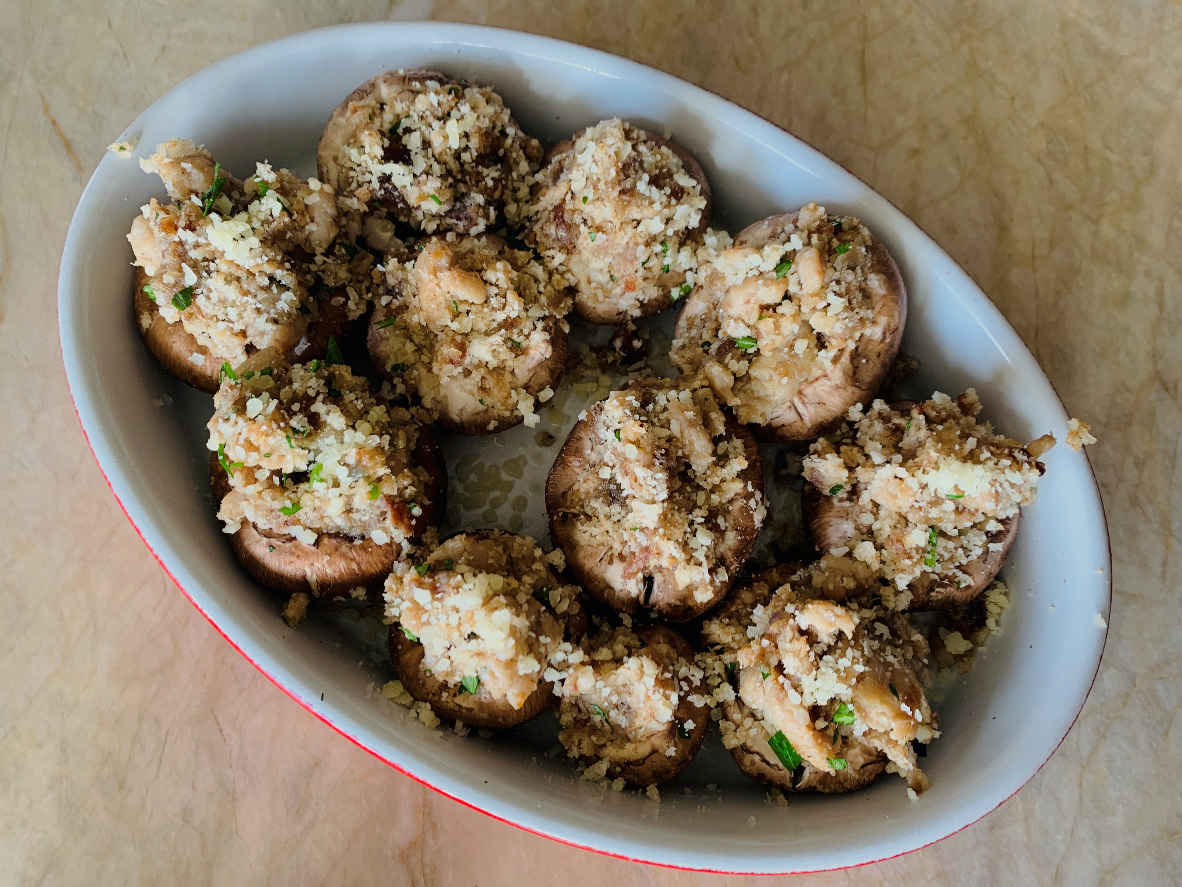 Chicken, Date and Parmesan Stuffed Mushrooms – Recipe! Image 4