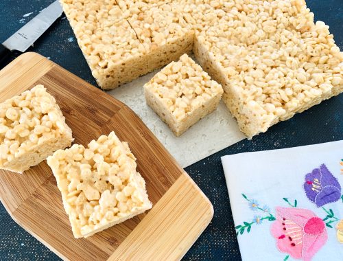 Brown Butter Vanilla Rice Krispie Treats – Recipe!