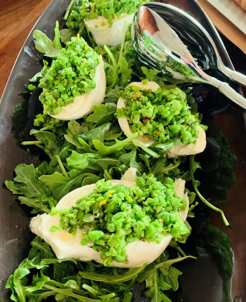 Pea Chutney and Burrata Salad – Recipe! Image 1