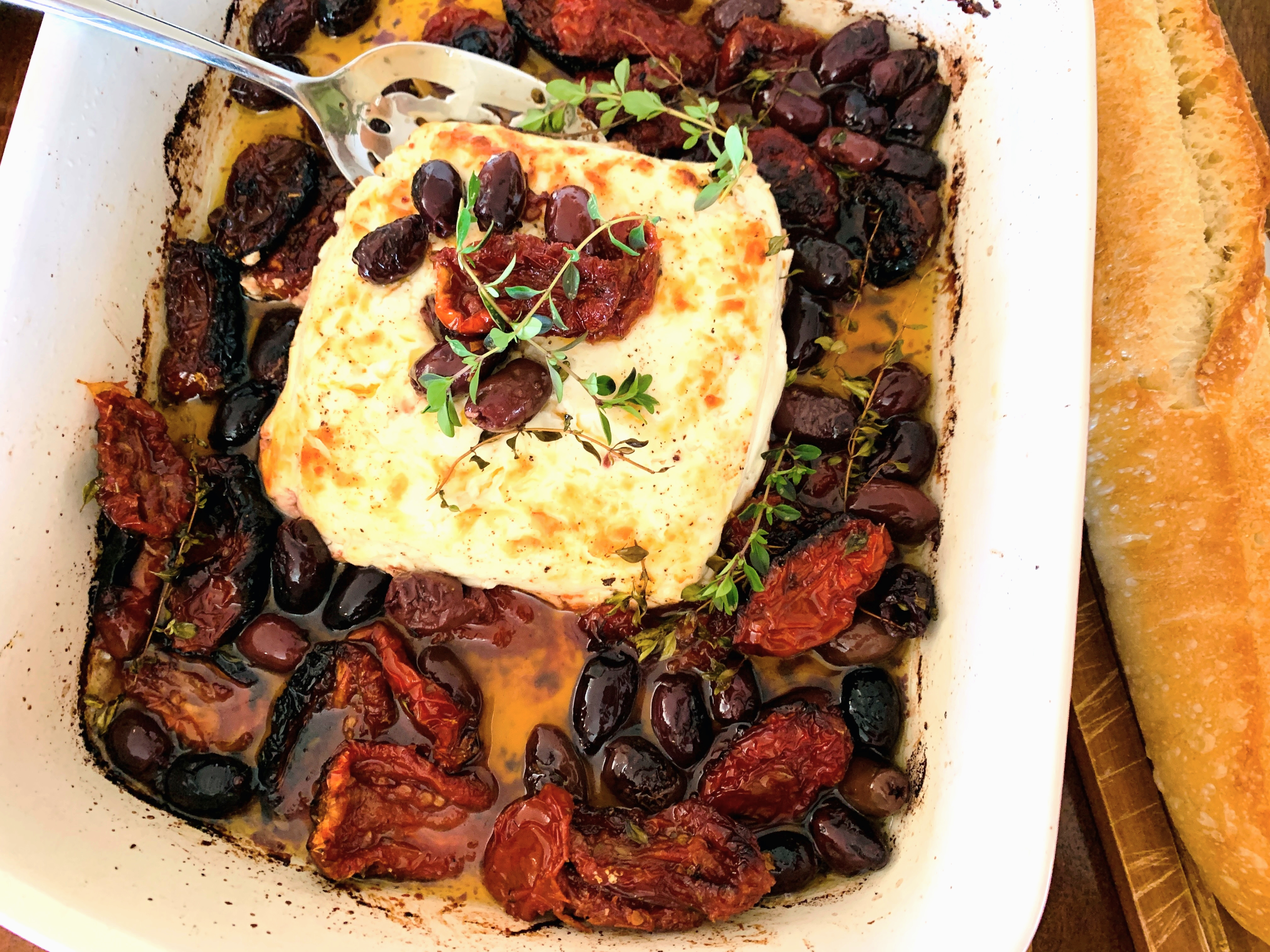 Baked Feta with Sundried Tomatoes and Kalamata Olives – Recipe! Image 2