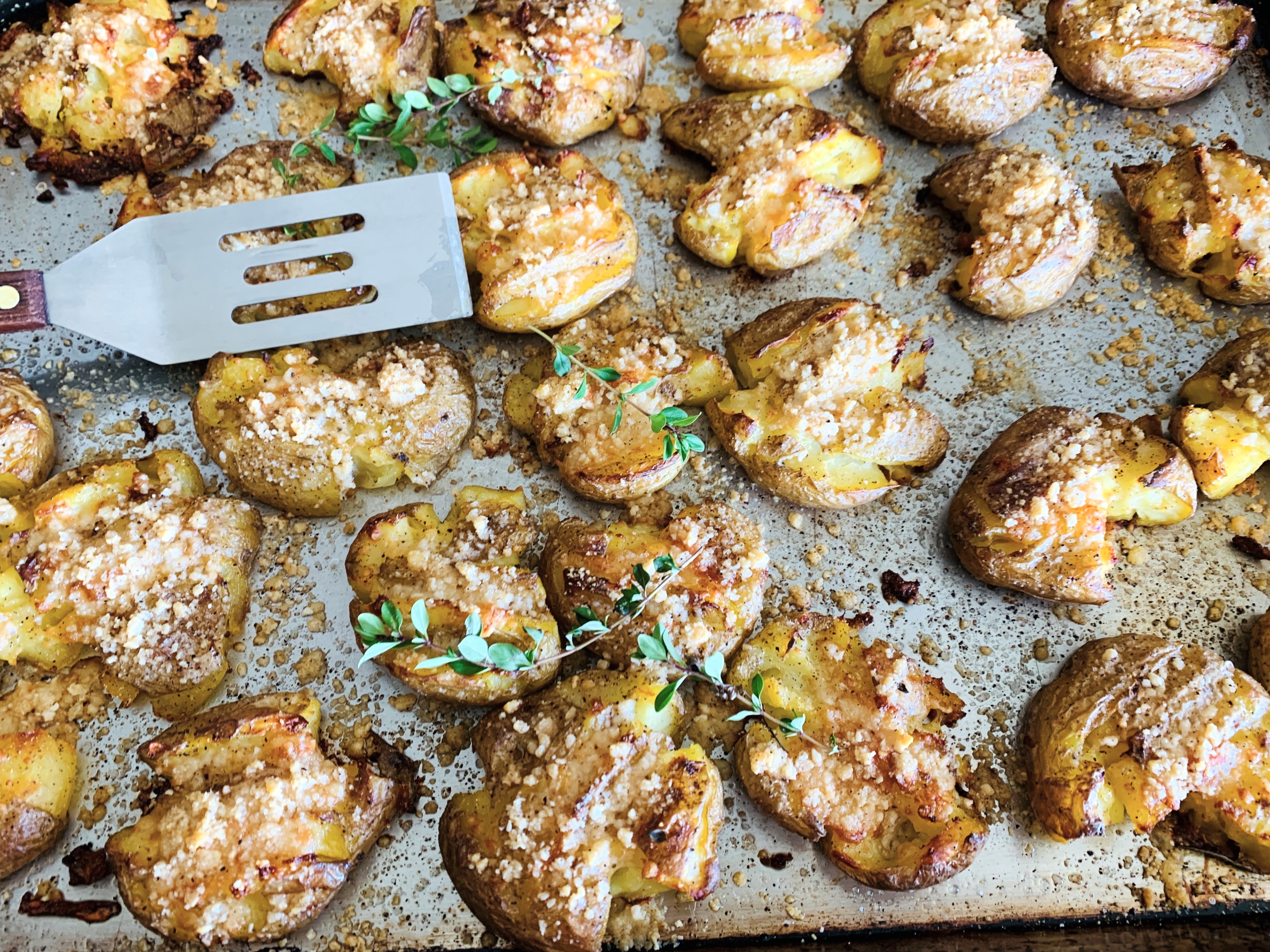Crispy Parmesan Smashed Potatoes – Recipe! Image 5